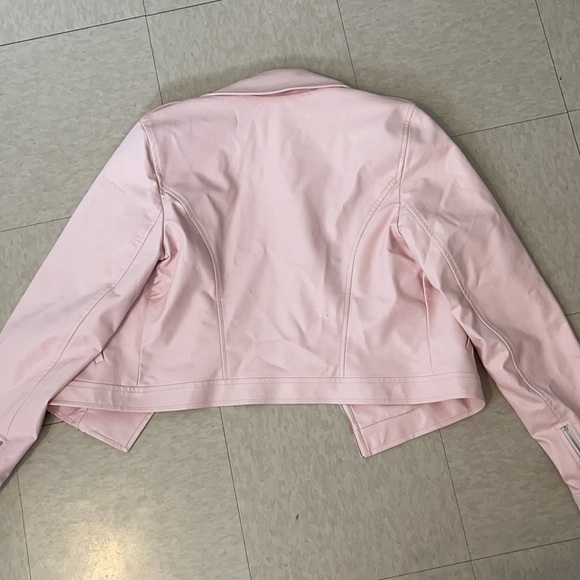Pink Guess Leather Jacket - Picture 8 of 8